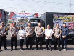 Polres Blora Dan Polres Rembang Salurkan Bansos Mabes Polri Untuk Korban Banjir Di Demak.