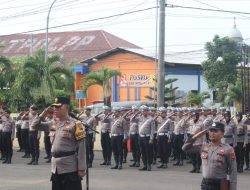 Polres Blora Gelar Upacara Bendera Dalam Rangka Hari Kesadaran Nasional.