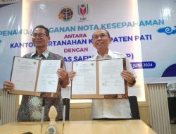 Teken Nota Kesepahaman, USP Pati dan Kantor Pertanahan Pati terkait Tri Darma Perguruan Tinggi Pati