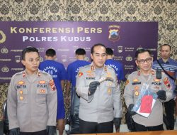 Polres Kudus Amankan Tiga Pria Kasus Penusukan Pelanggan Angkringan