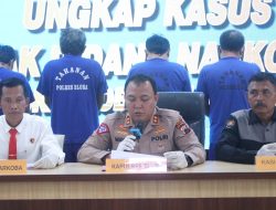 Polres Blora Amankan 3 Orang Pria Diduga Pelaku Tindak Pidana Narkoba Di Biandono Blora