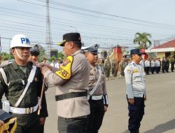 Kapolres Blora Pimpin Apel Gelar Pasukan Operasi Zebra Candi 2024.