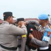 Kapolres Blora Pimpin Apel Gelar Pergeseran Pasukan Pengamanan TPS Pilkada 2024.