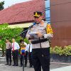 Upacara Sertijab Kasat Lantas Dan Kapolsek Tunjungan Polres Blora Dirangkaikan Wisuda Purnawira/Purnabhakti.